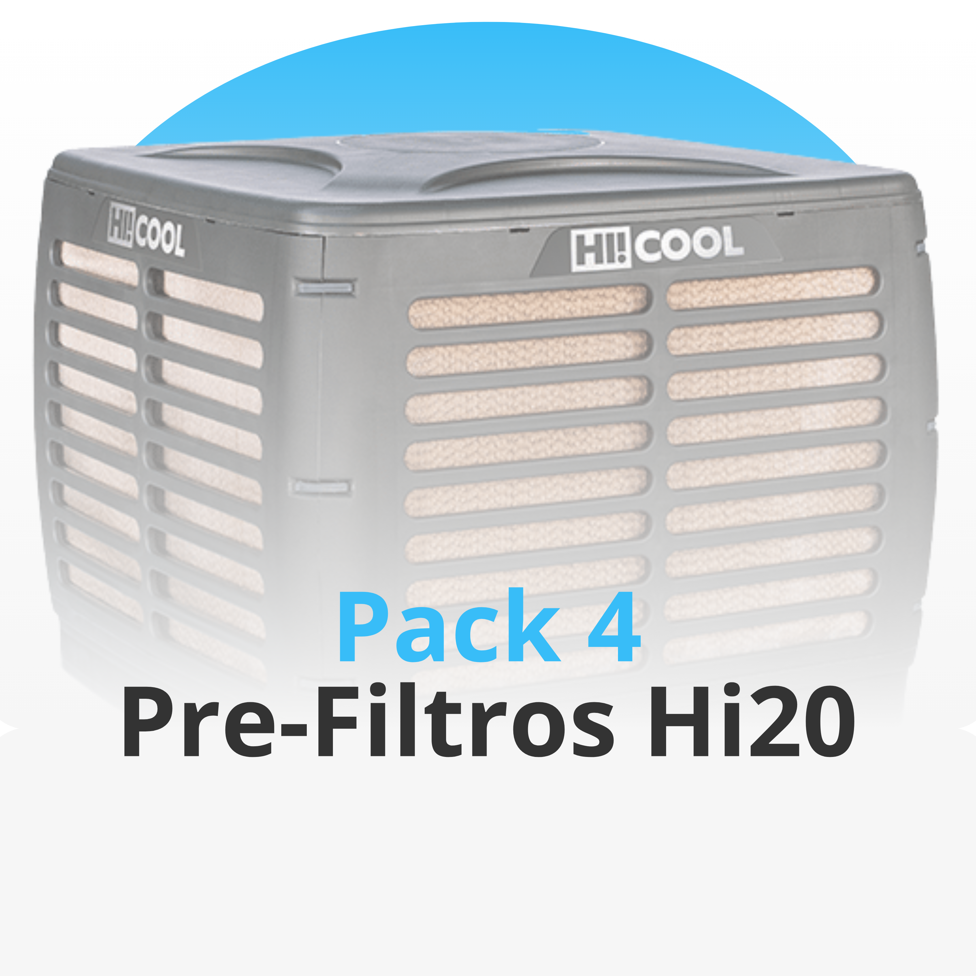 Pack 4 Pre-Filtros HI20