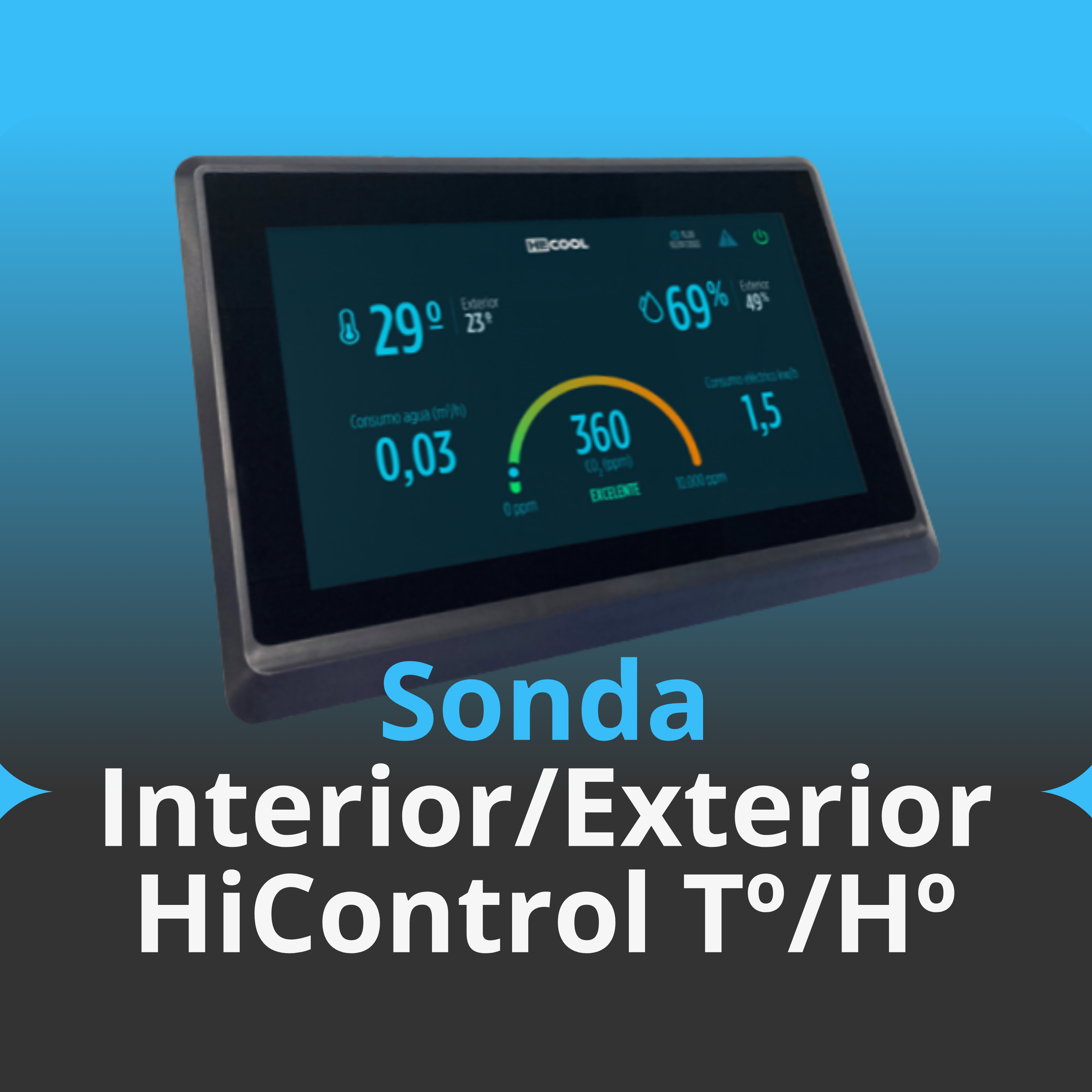 Sonda Interior/Exterior HiControl T°/H°
