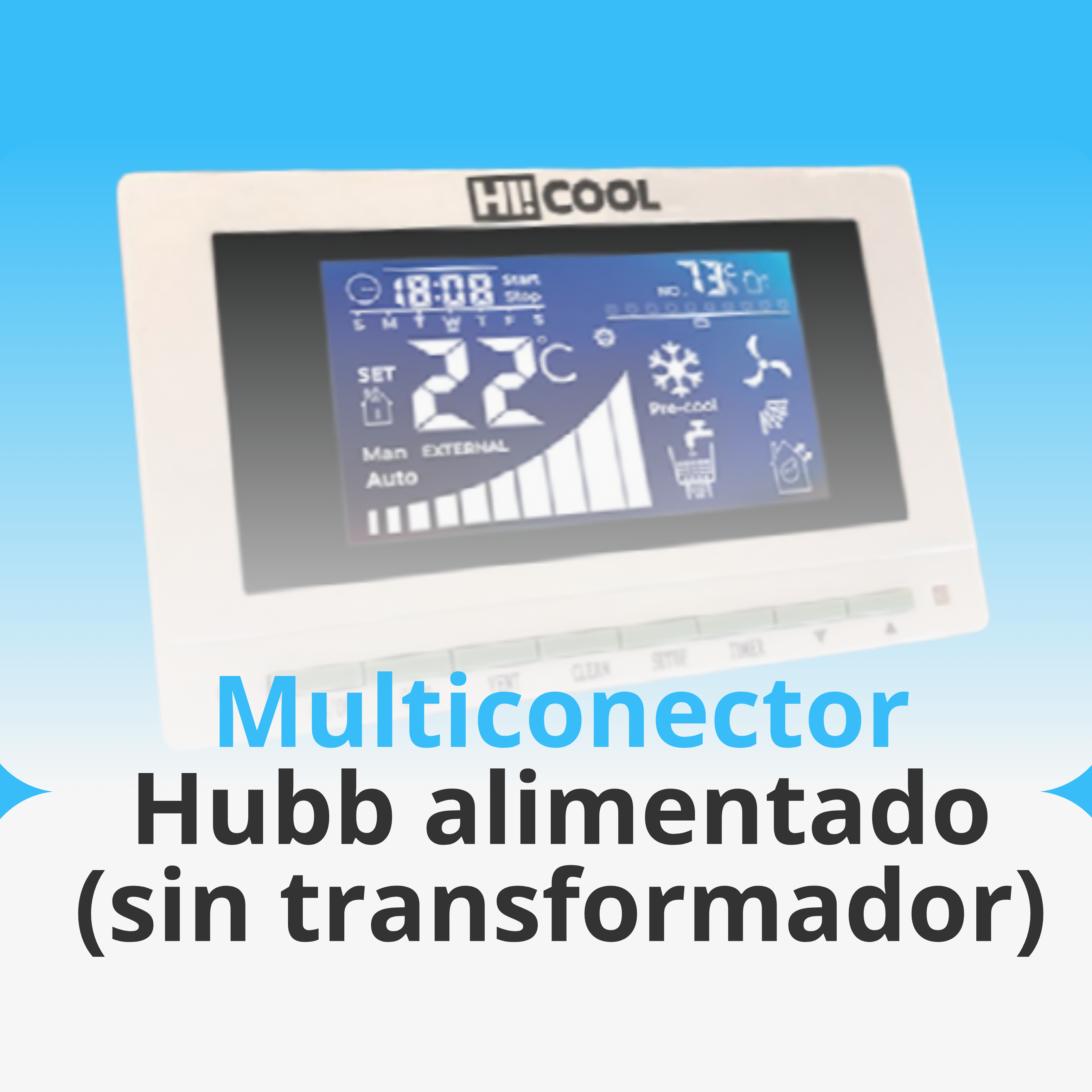 Multiconector HUBB Alimentado